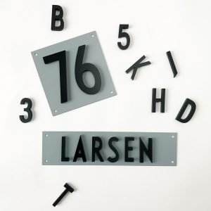 Design Letters Lautaselle Architect Kirjain / Numero 7x28 Cm