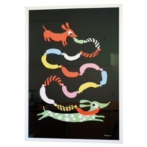 Littlephant Hot Dogs Graphic Print Printti 50x70 Cm
